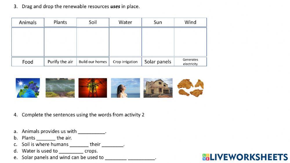 RENEWABLE RESOURCES