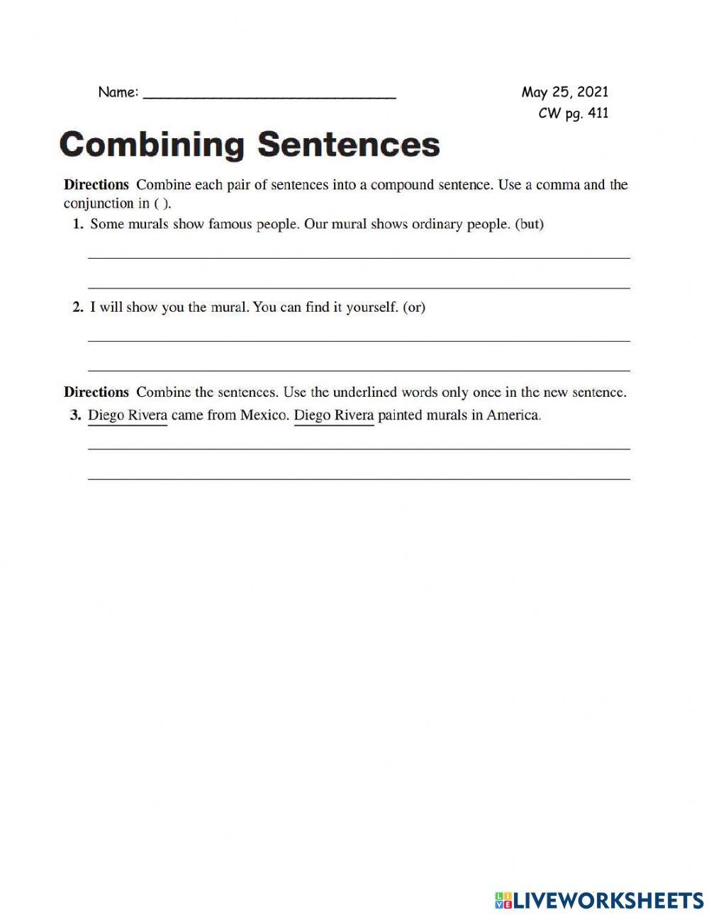 English 3rd CW 05-25