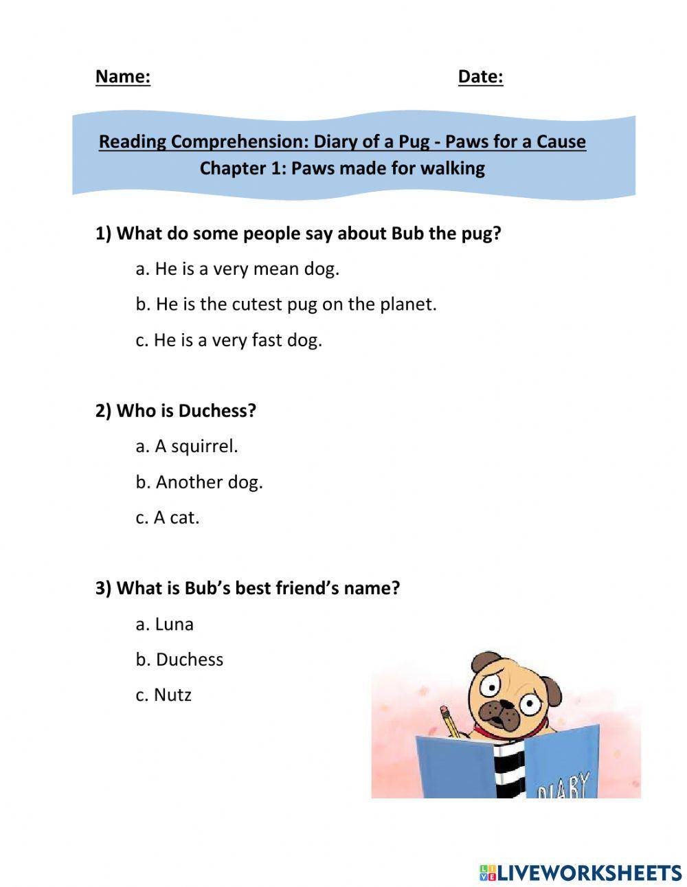 Reading comprehension