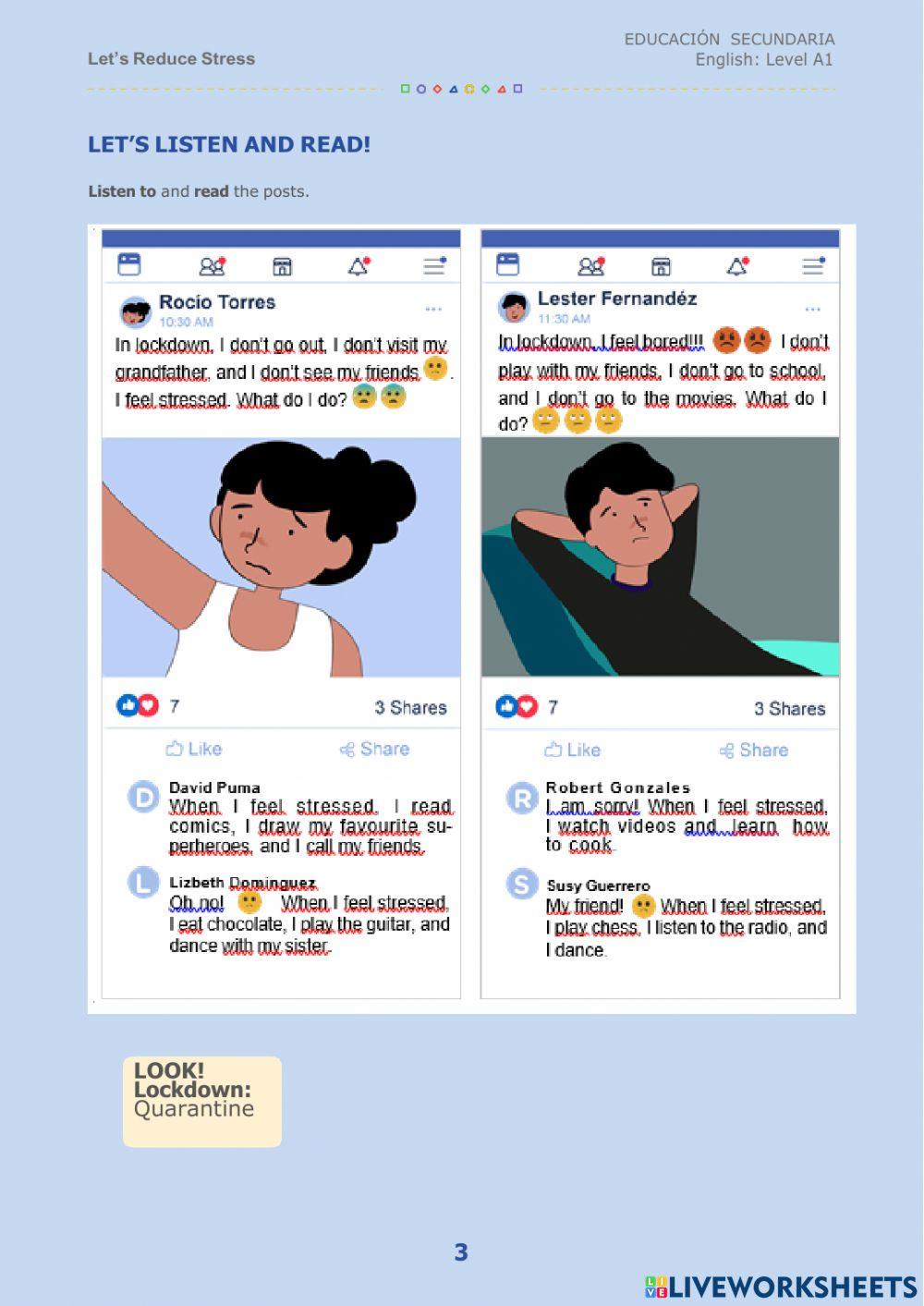 Let's reduce stress 1