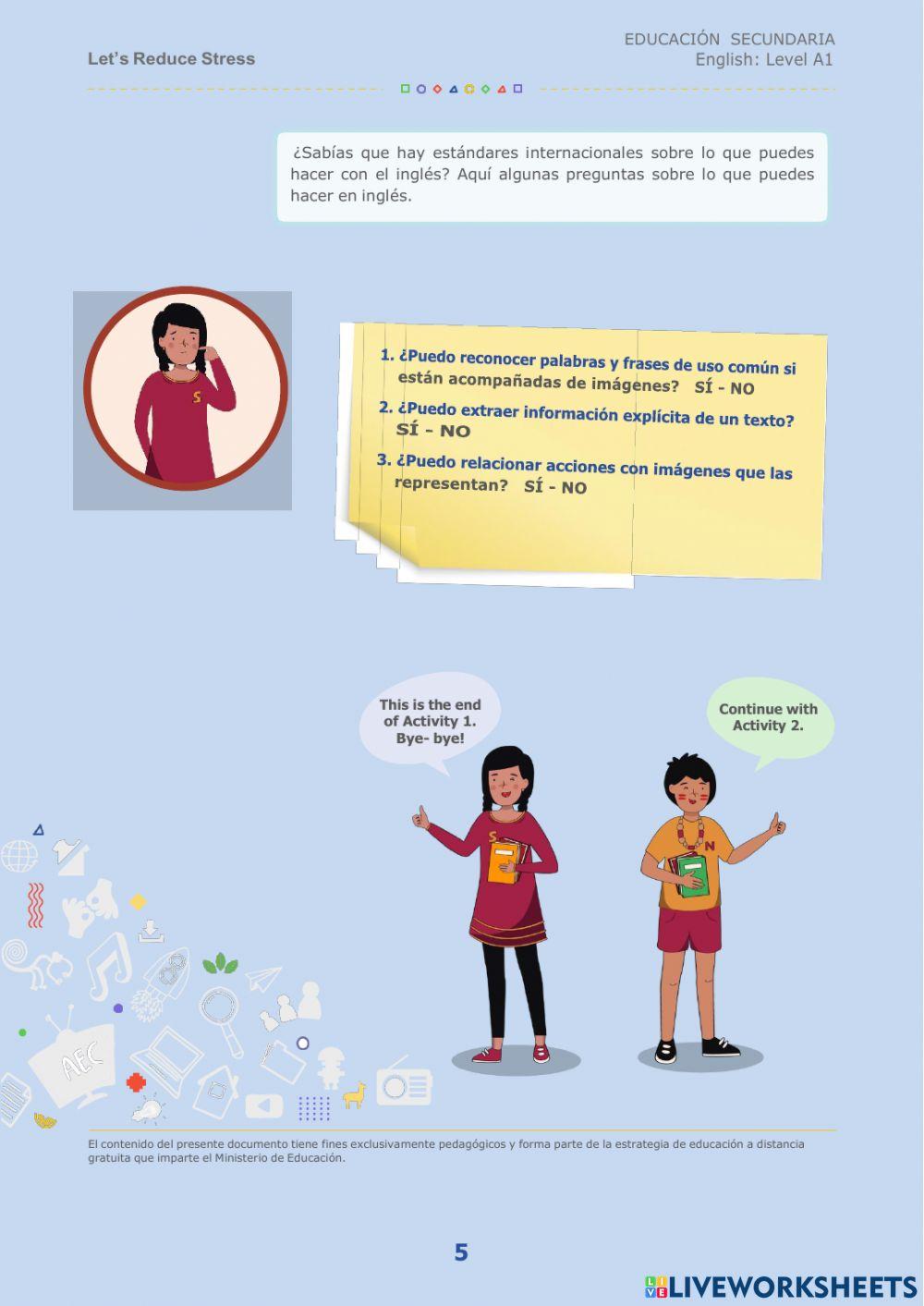 Let's reduce stress 1