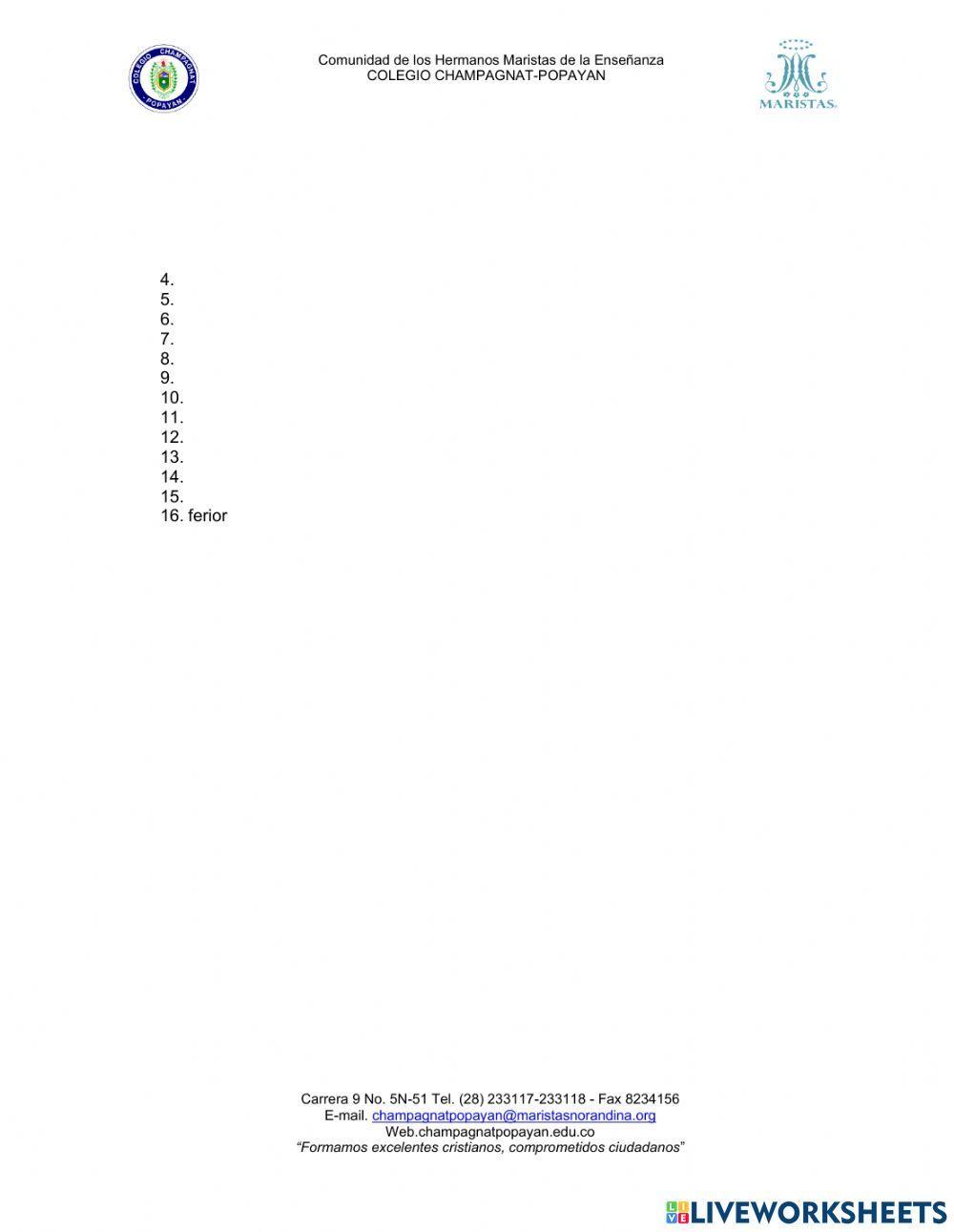 Ciclo del agua y lluvia ácida