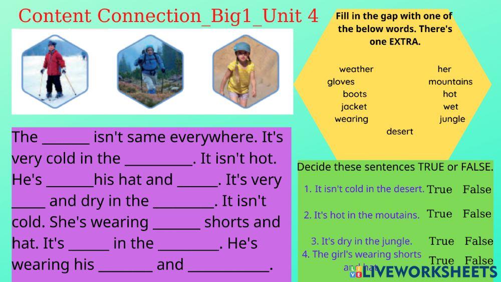 Big English 1-Unit4-Content Connection