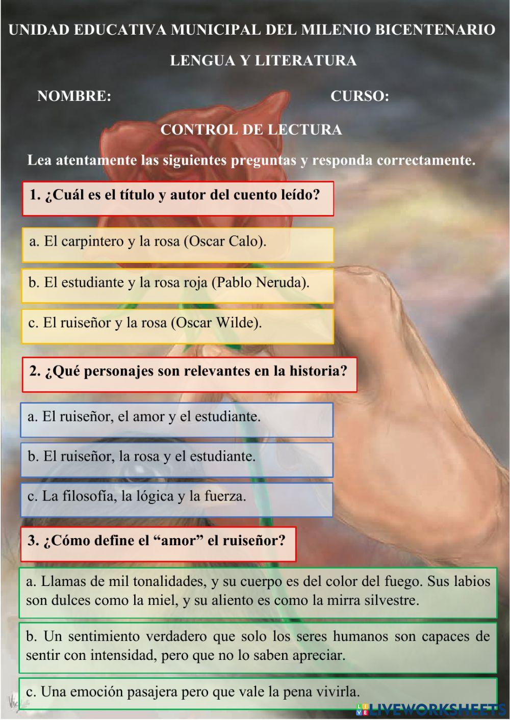 El ruiseñor y la rosa