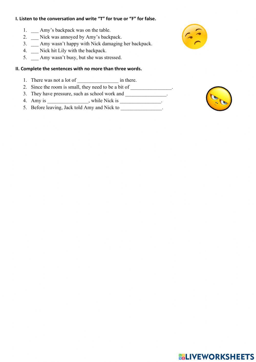 You're both being a pain