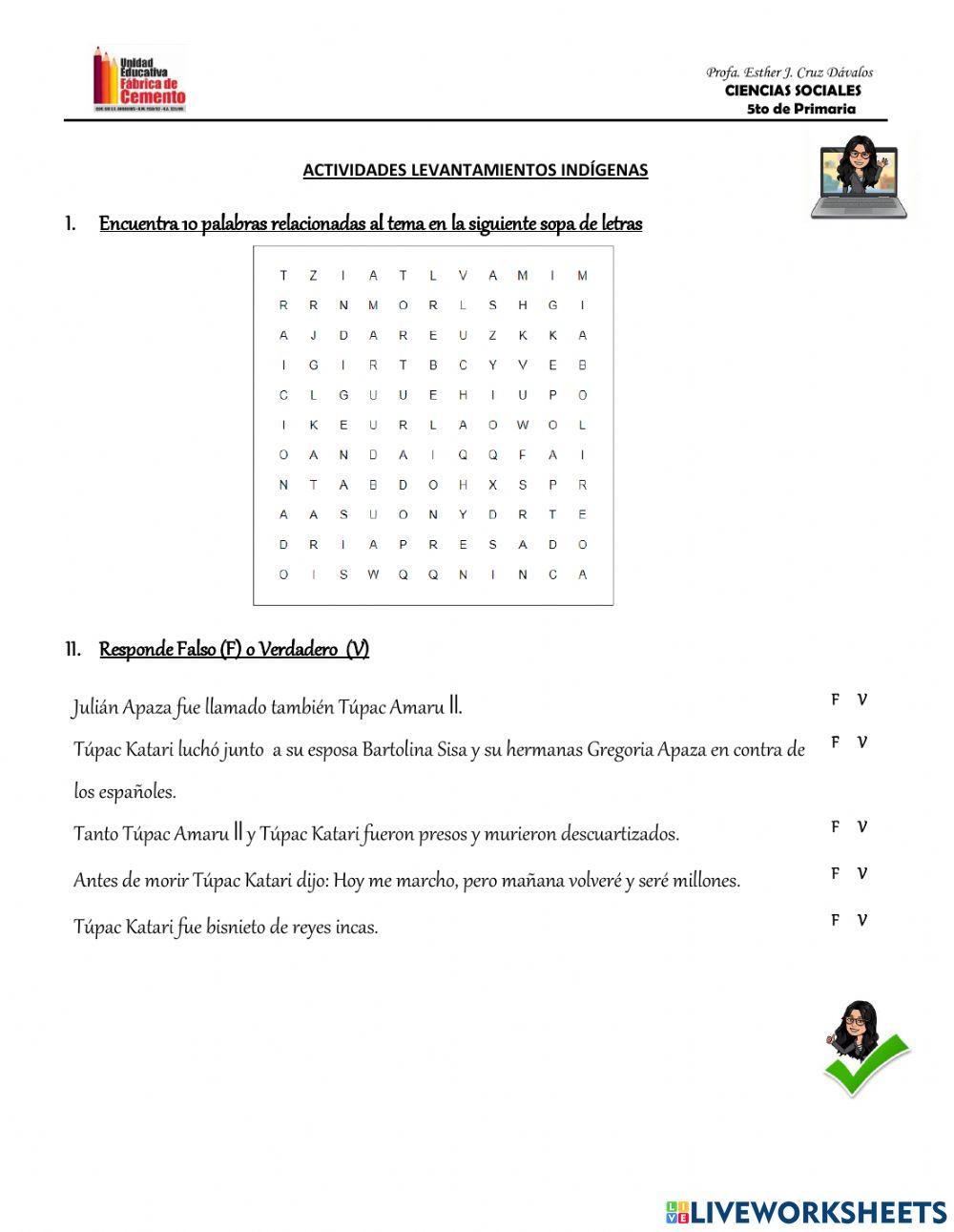 Levantamientos indígenas