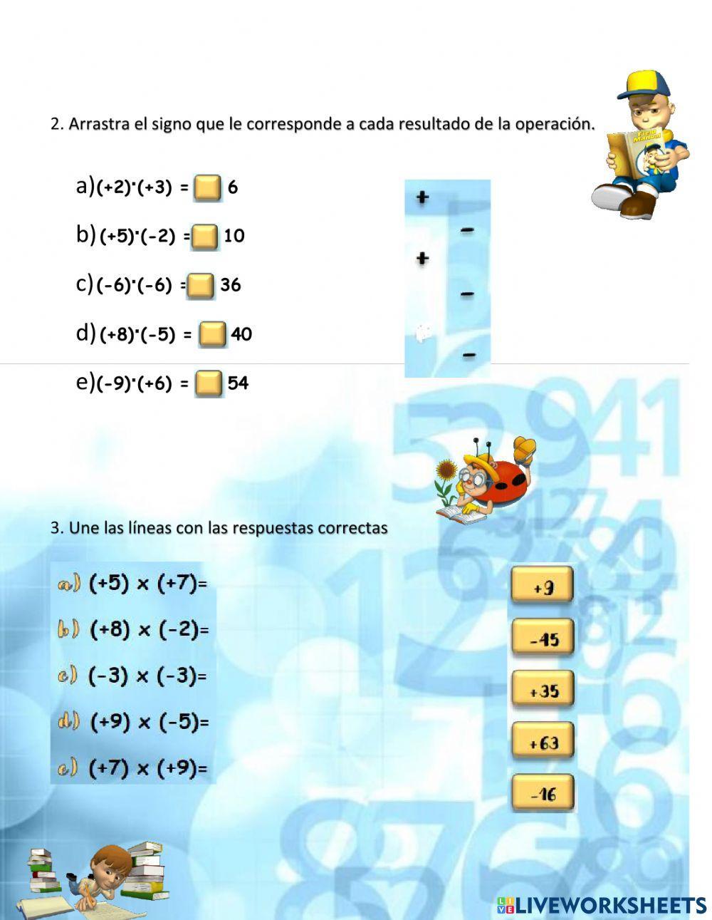Multiplicación de Enteros