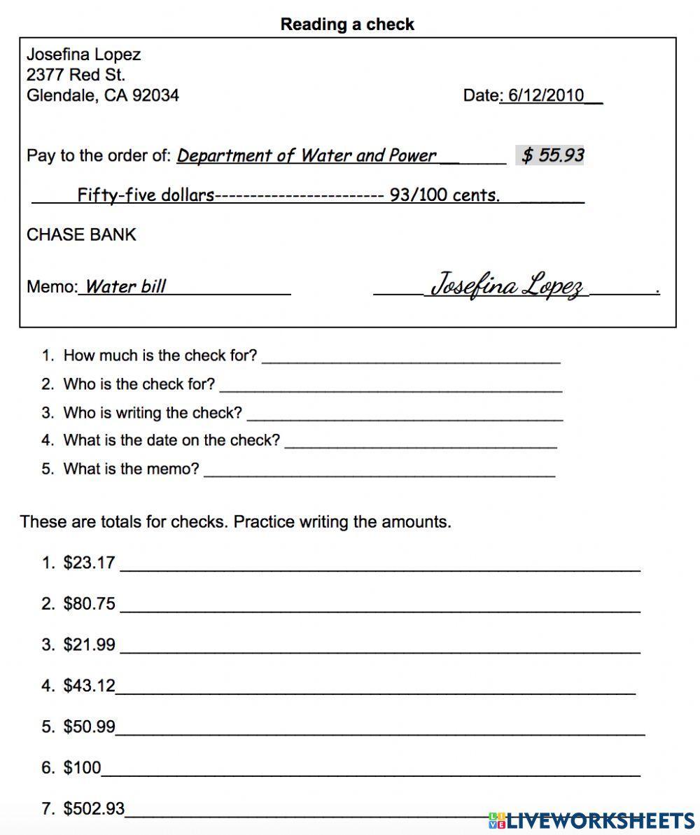 writing-a-check-interactive-worksheet-live-worksheets