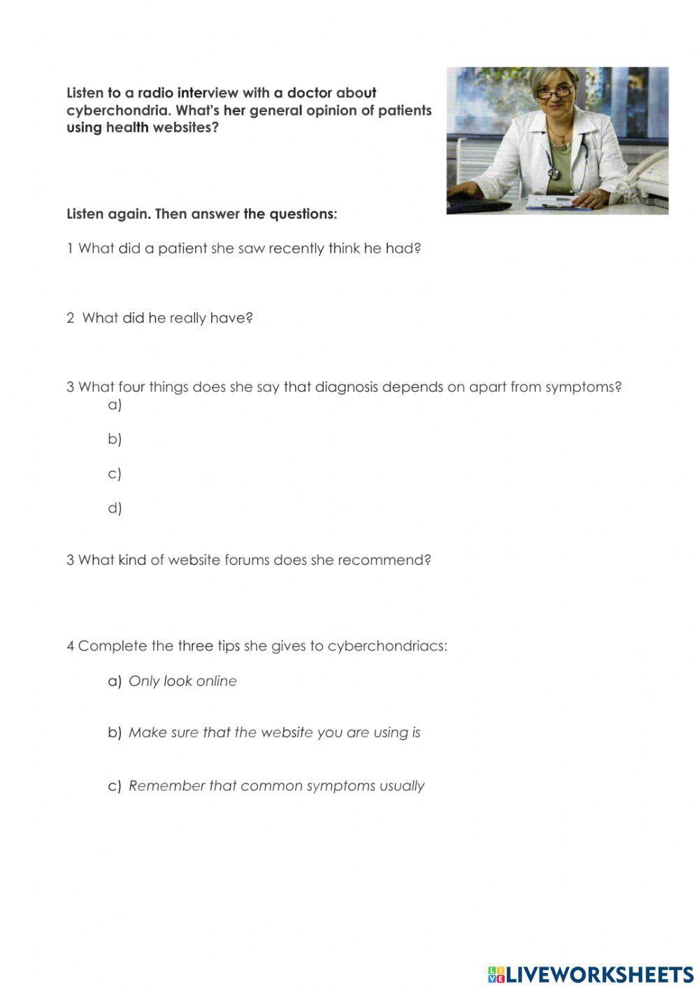 Confessions of a cyberchondriac