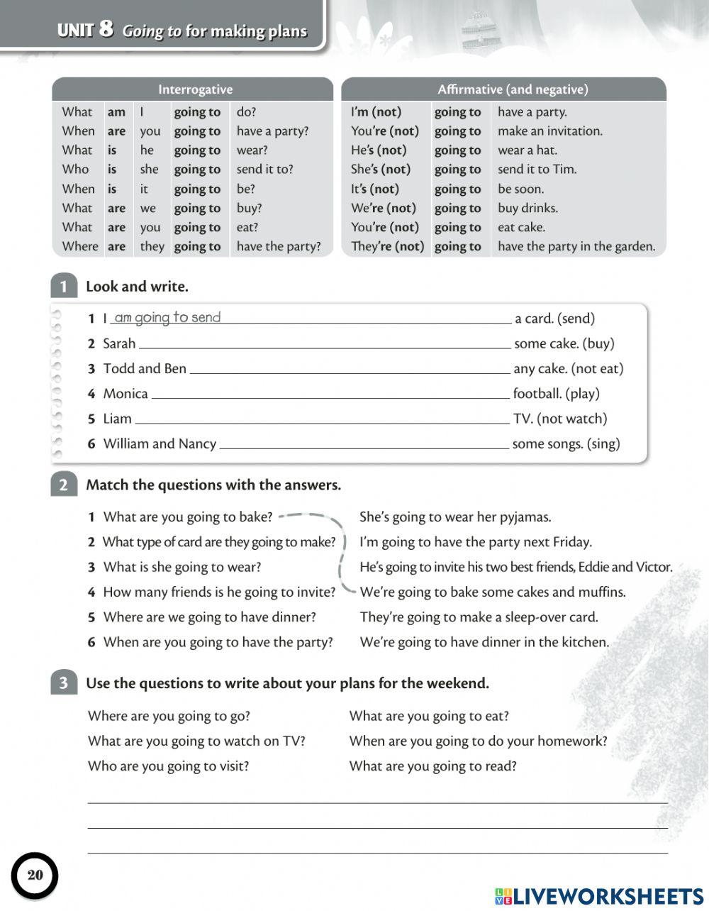 saxon genitive and going to