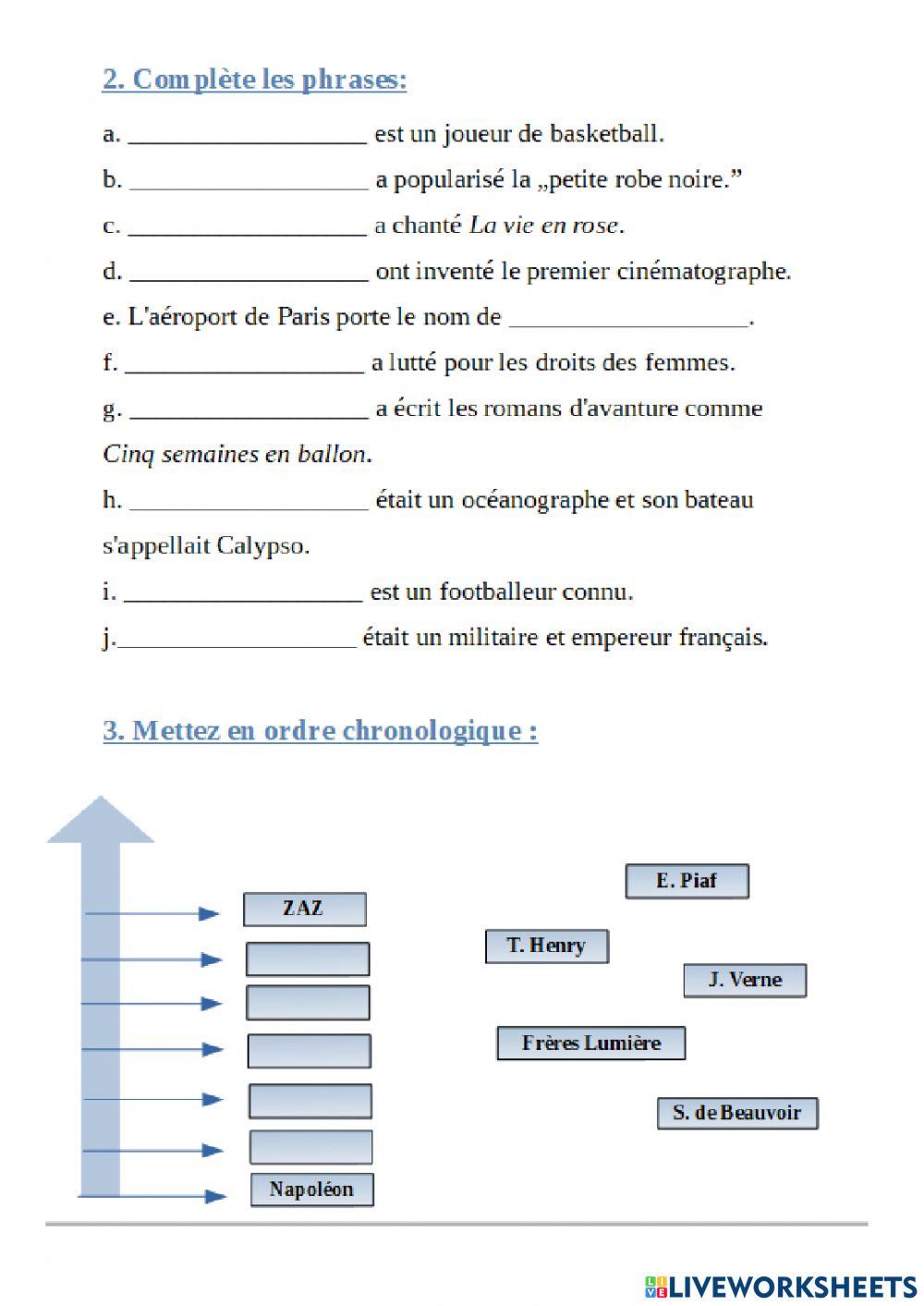 Personnages celebres (3)
