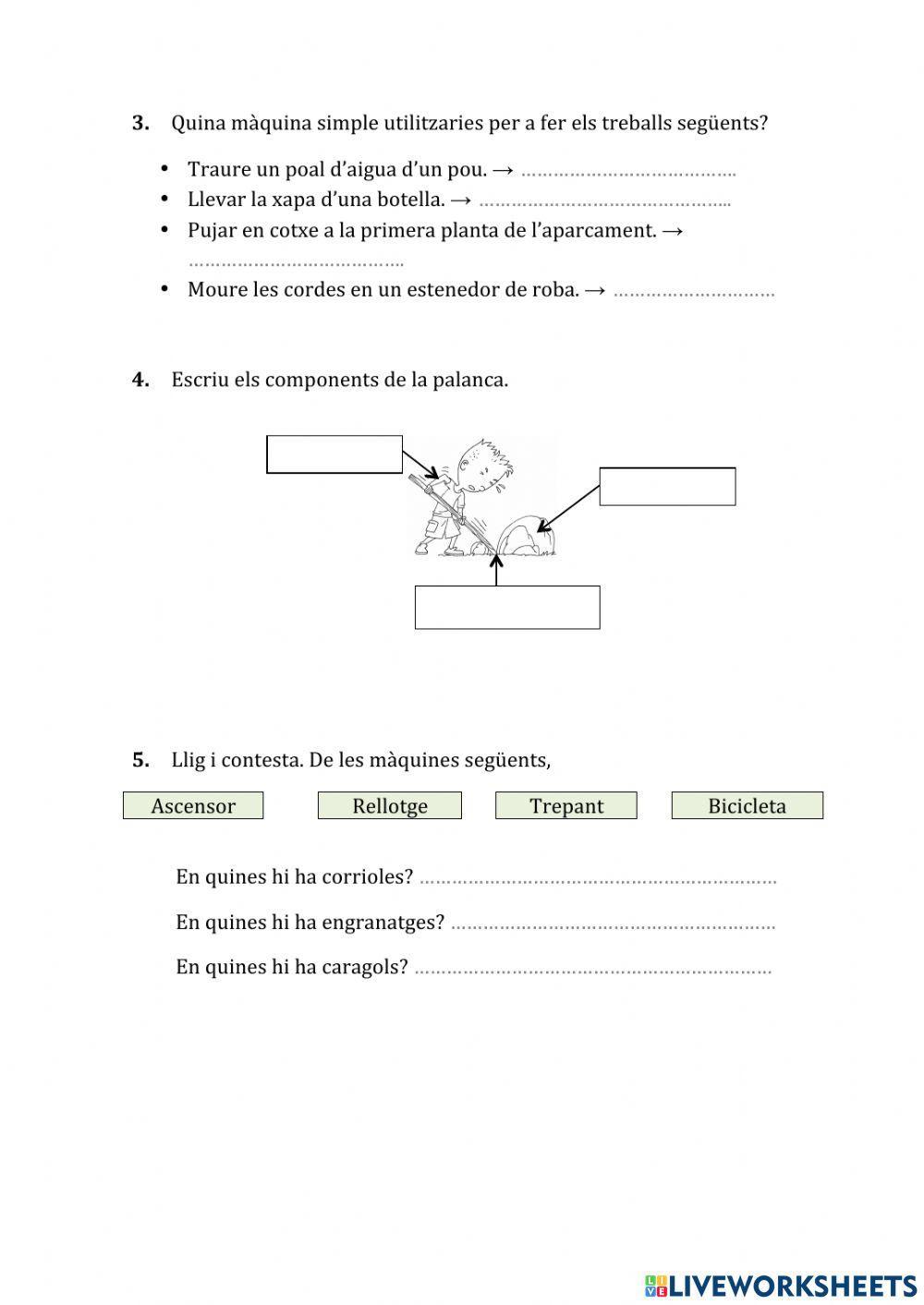 Control naturals les màquines