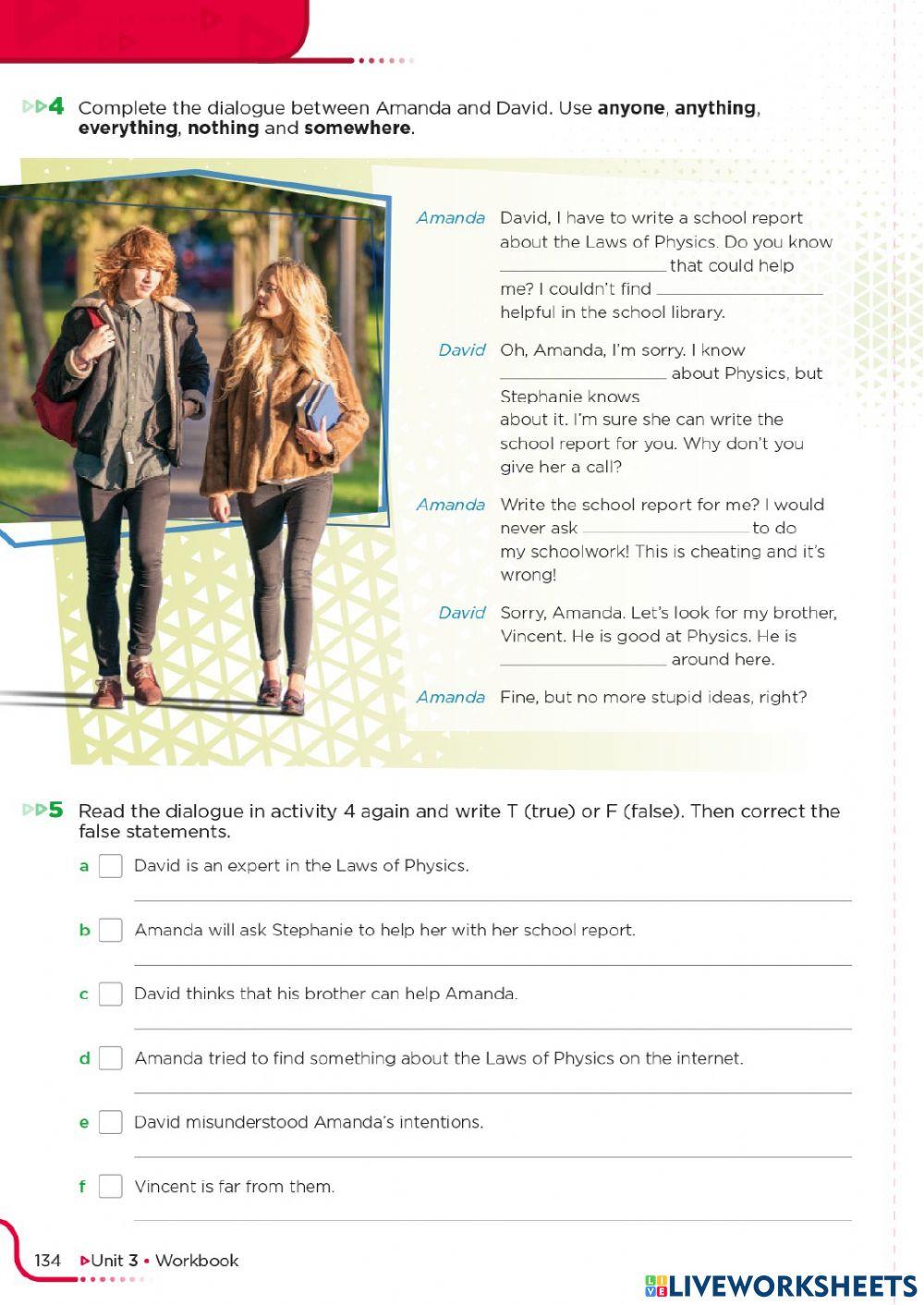 Workbook - pages133-134 - 8º ano