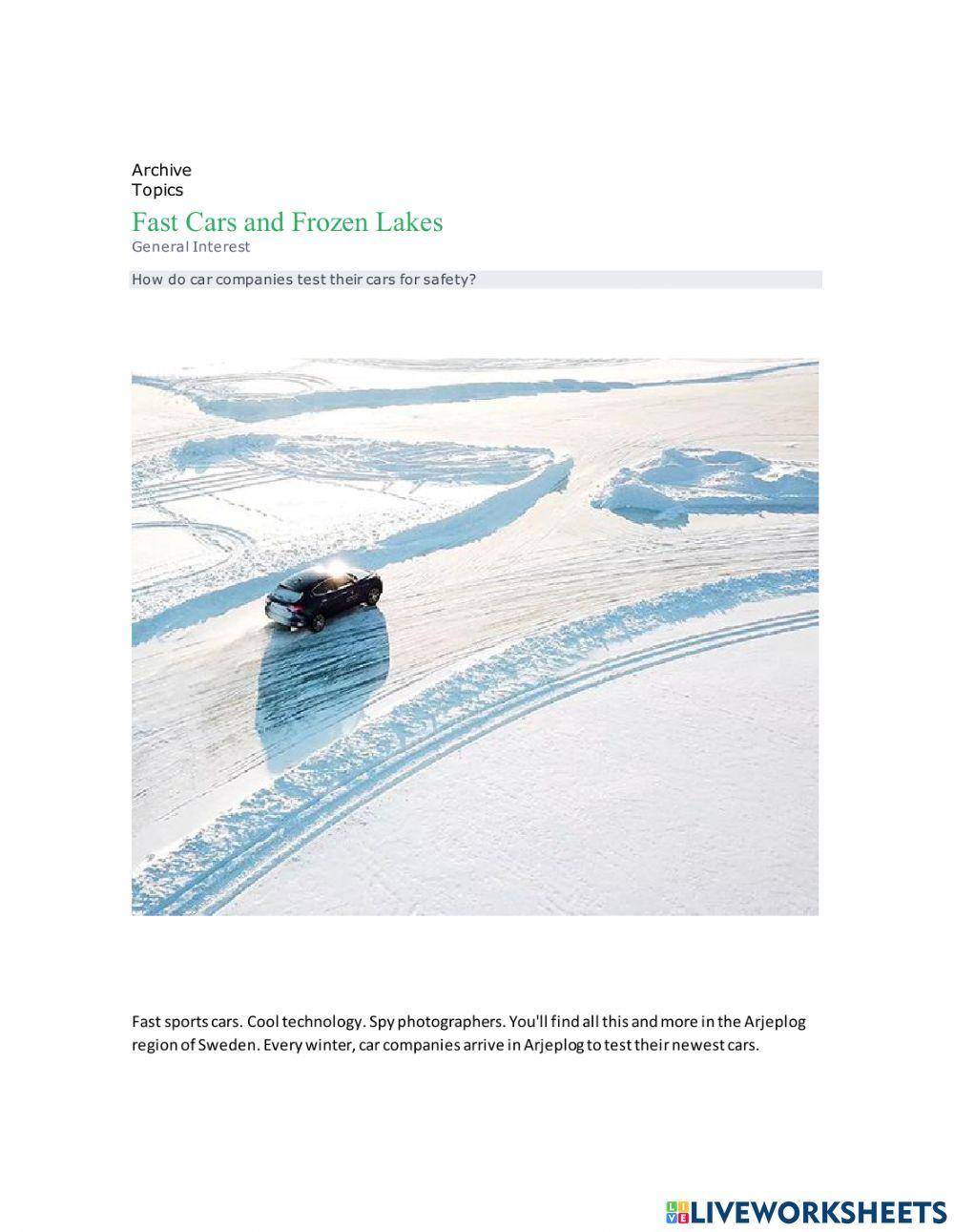 Reading comprehension