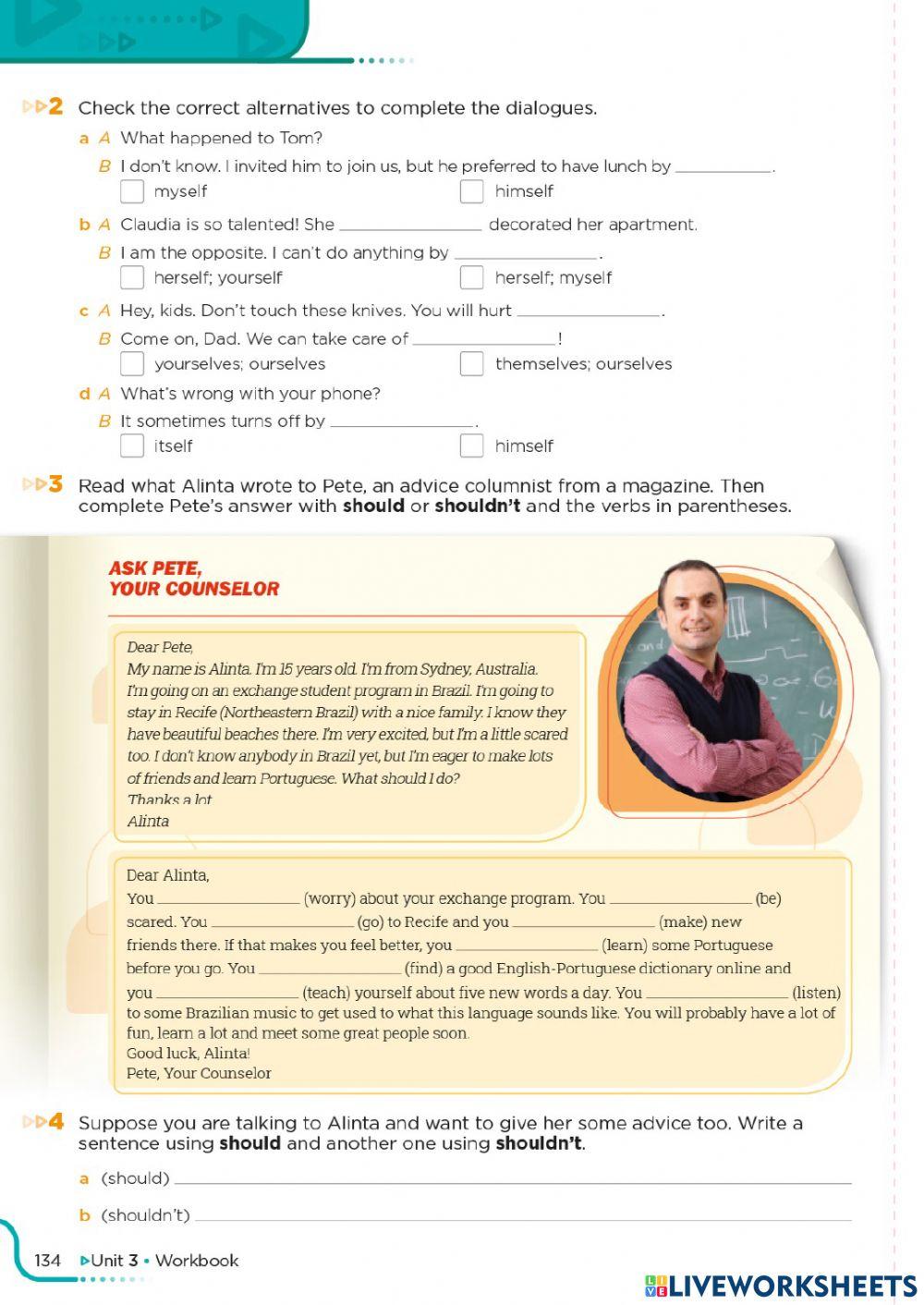 Workbook - pages 133-134