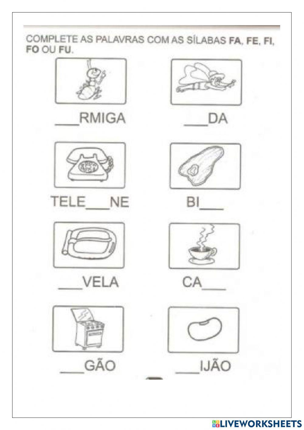 Família silábica F