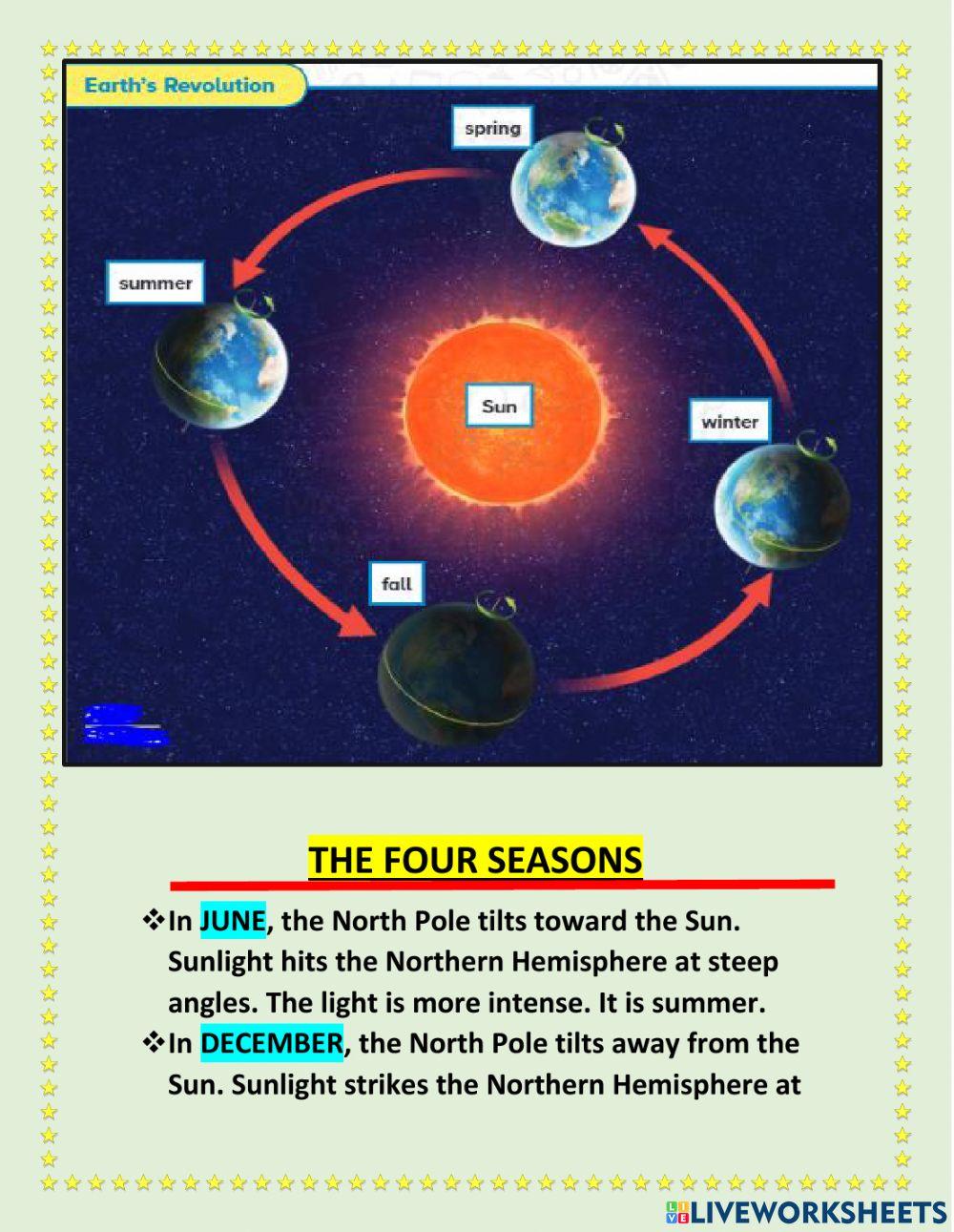 Chapter 10 lesson 1- EARTH AND SUN PART 2