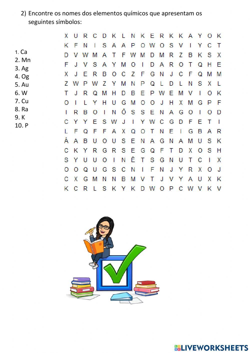 Partículas subatômicas nivelamento