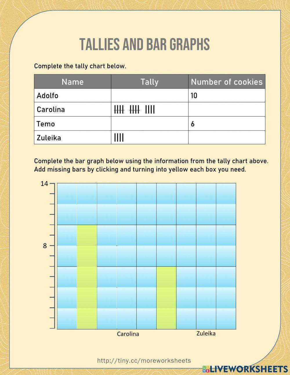 Bar Graphs and Tally Chart