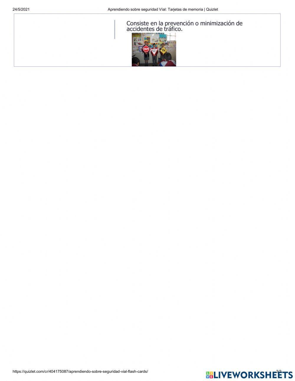 Conceptos Seguridad y Educación Vial