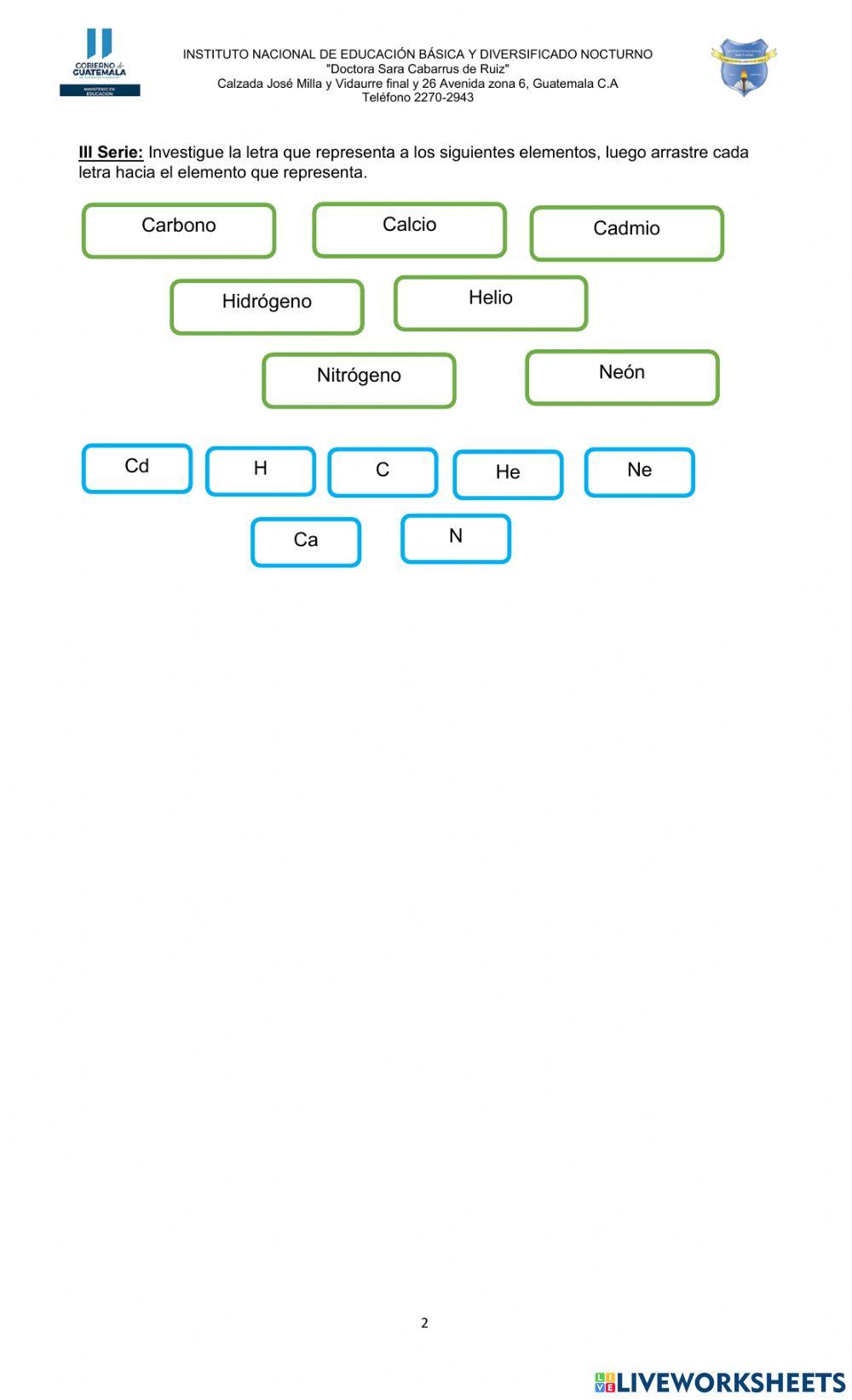 Conceptos básicos de materia