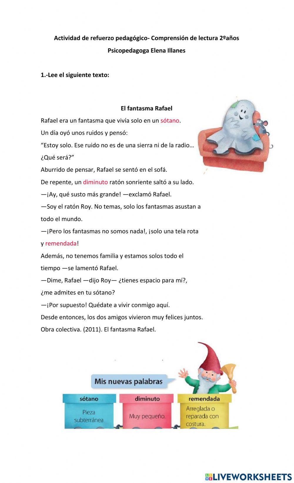 Comprensión de lectura - fonogramas br-bl