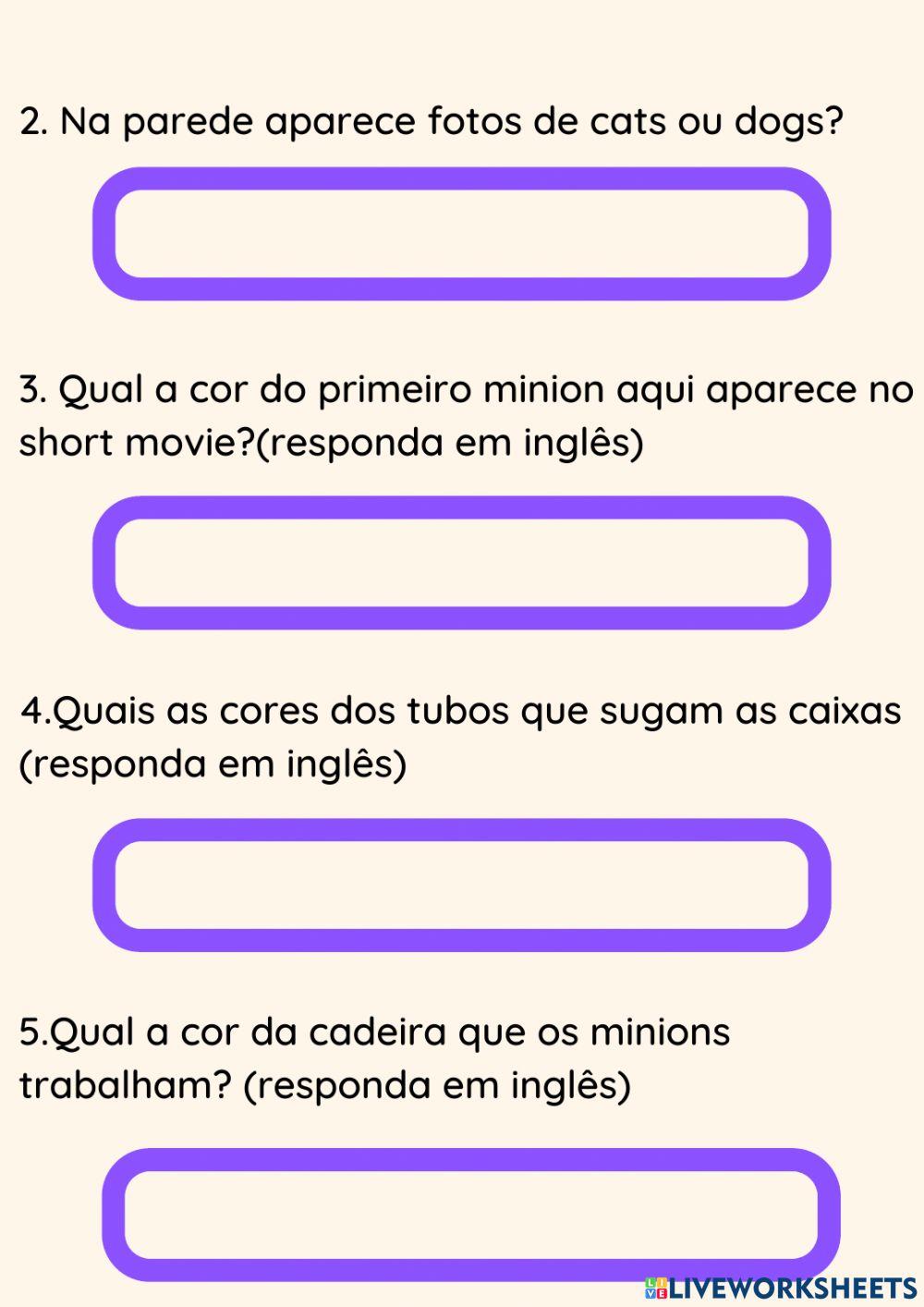 Short movie activity