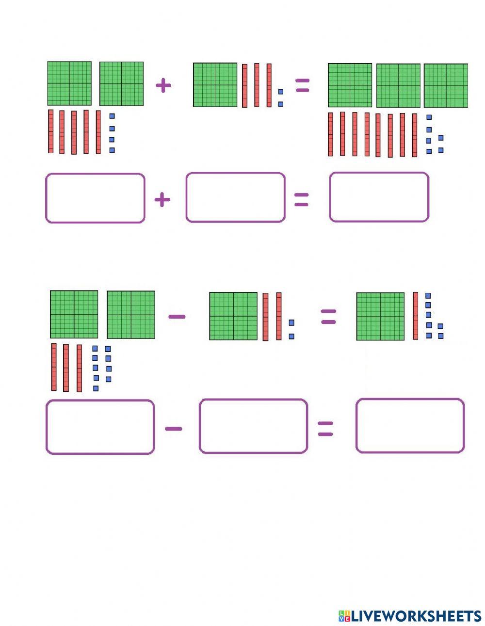 Orden, sumas y restas