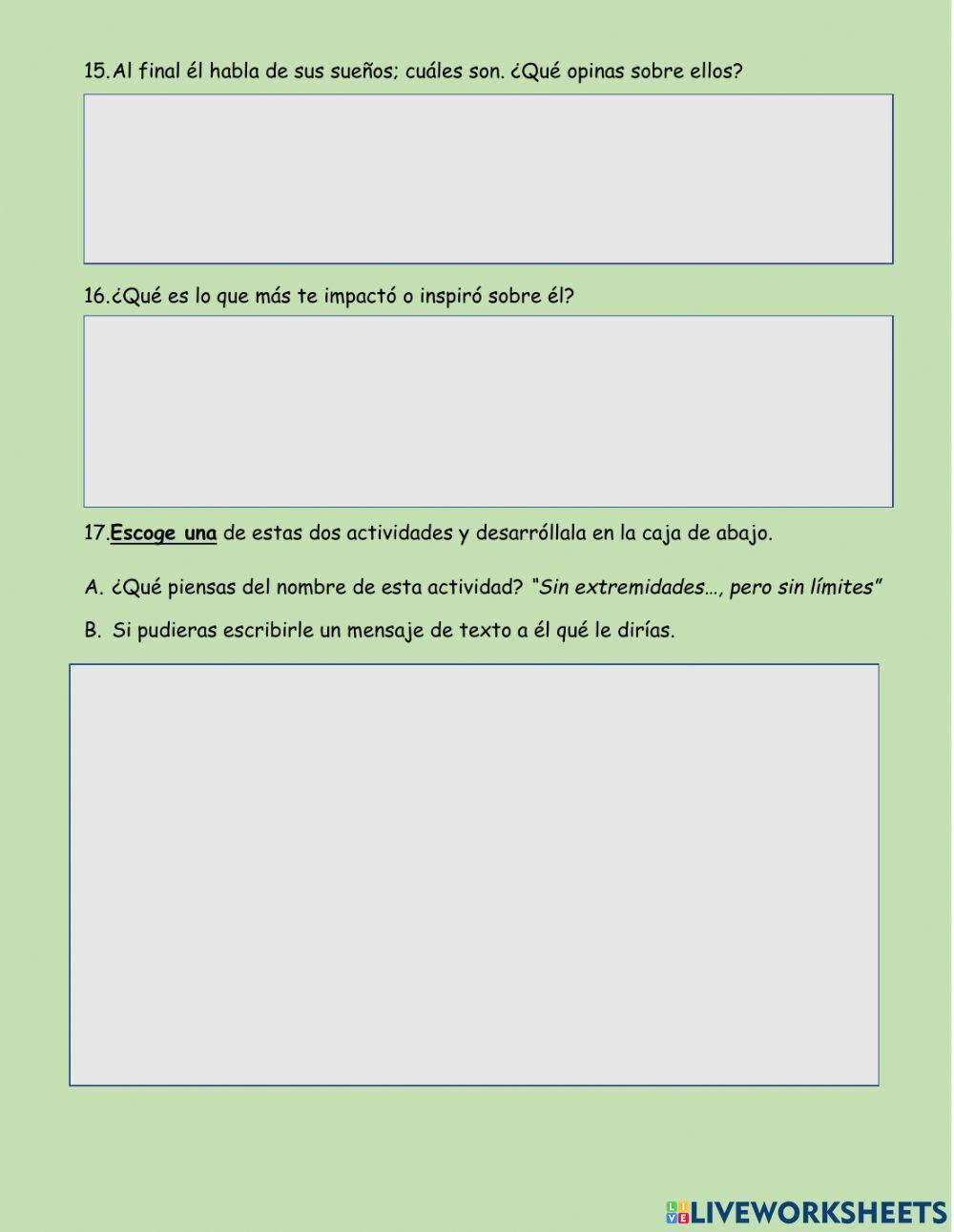 Video Motivacional -Sin extremidades...pero sin límites