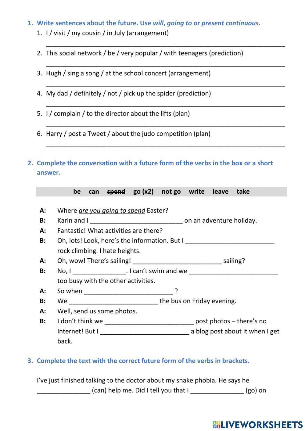 WW3 5.2 Future forms