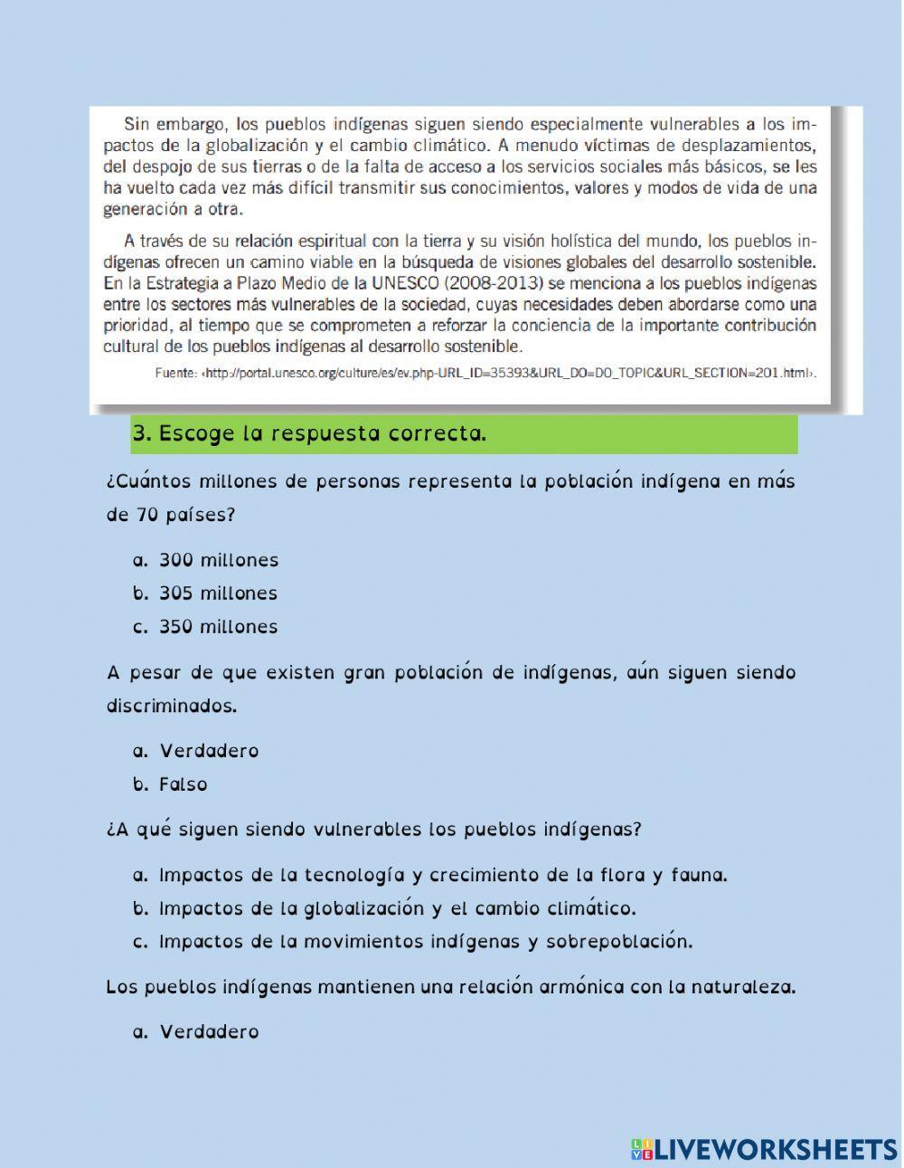 Los pueblos indígenas Ecuador