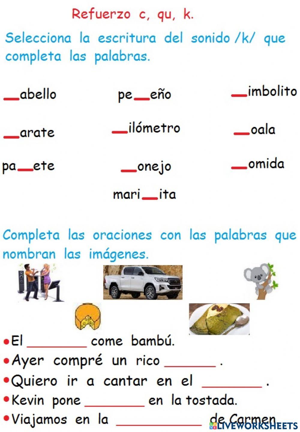 Palabras Con -B- Worksheet Live Worksheets, 48% OFF