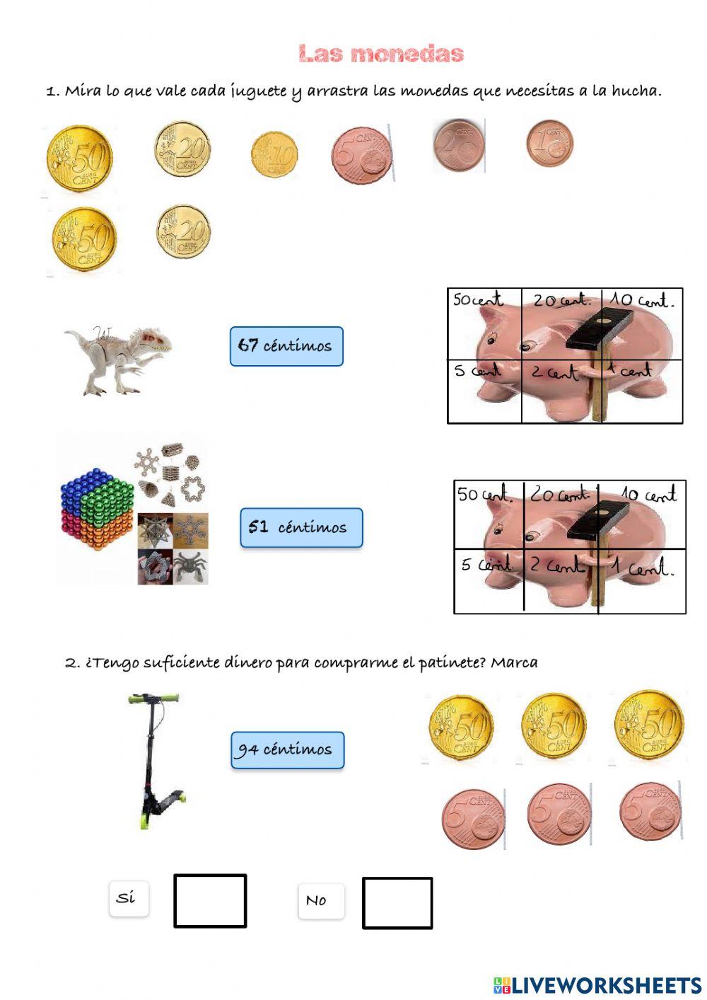 Trabajamos con los céntimos