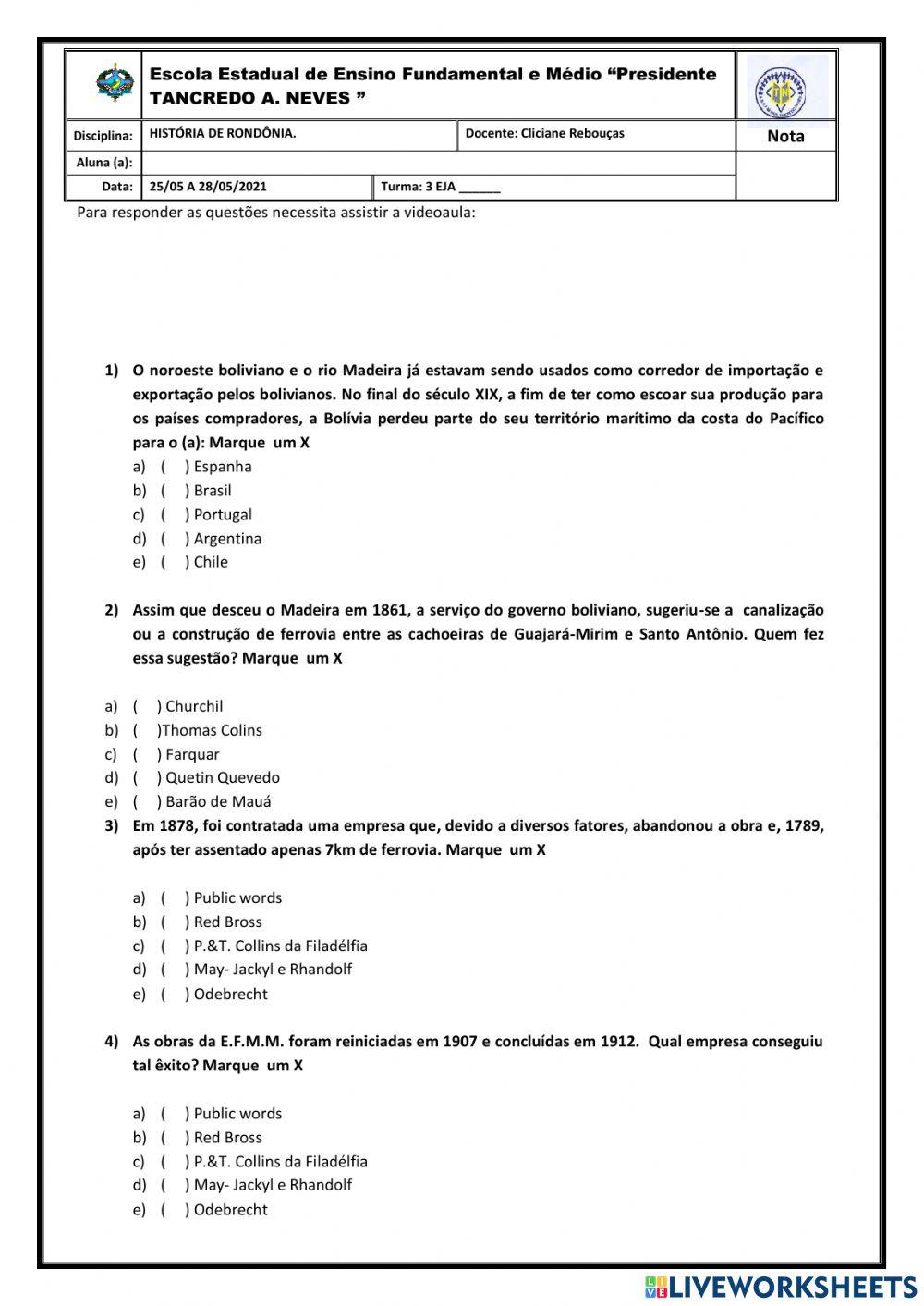 Construção da Estrada de Ferro Madeira Mamoré