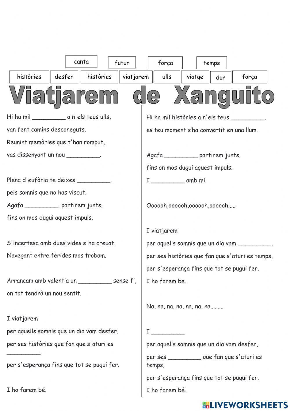 Viatjarem de Xanguito