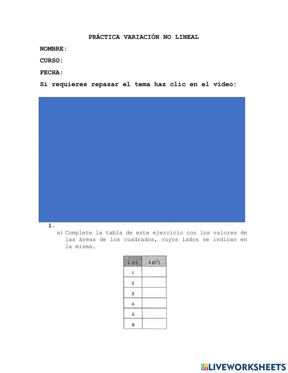 Variación no lineal