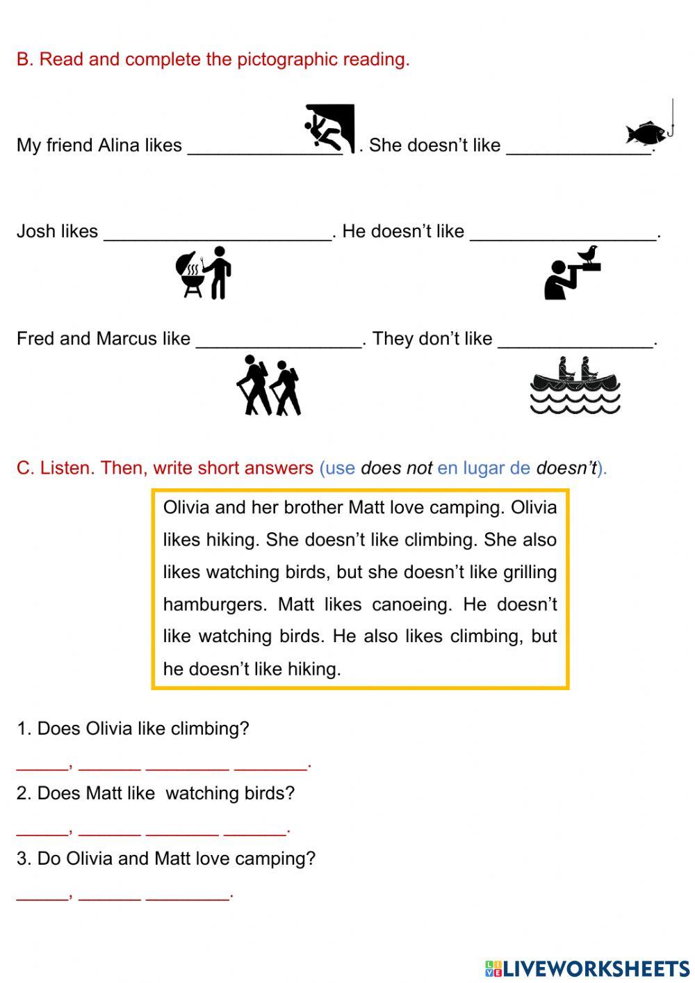 Readings about camping