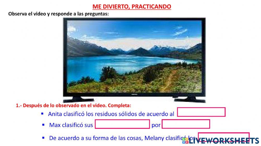 Jugando a ordenar con objetos