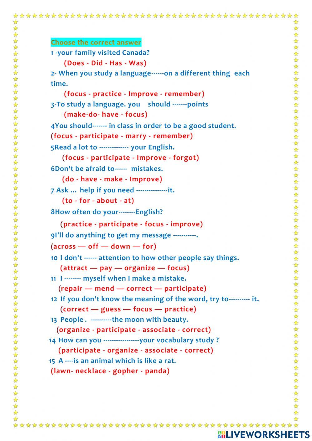 English zone unit 1 lesson b
