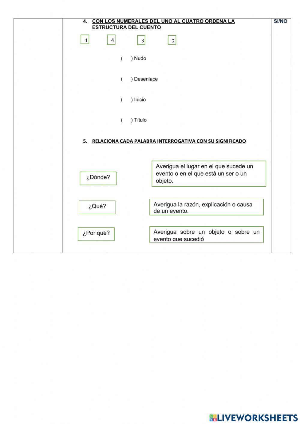 Evaluación de diagnostico de lengua y literatura