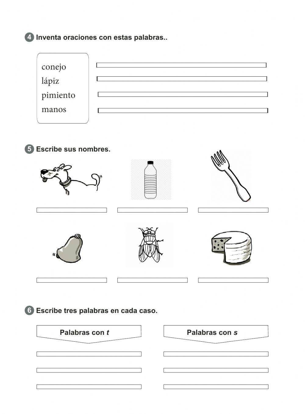 Evaluación inicial 2º Lengua