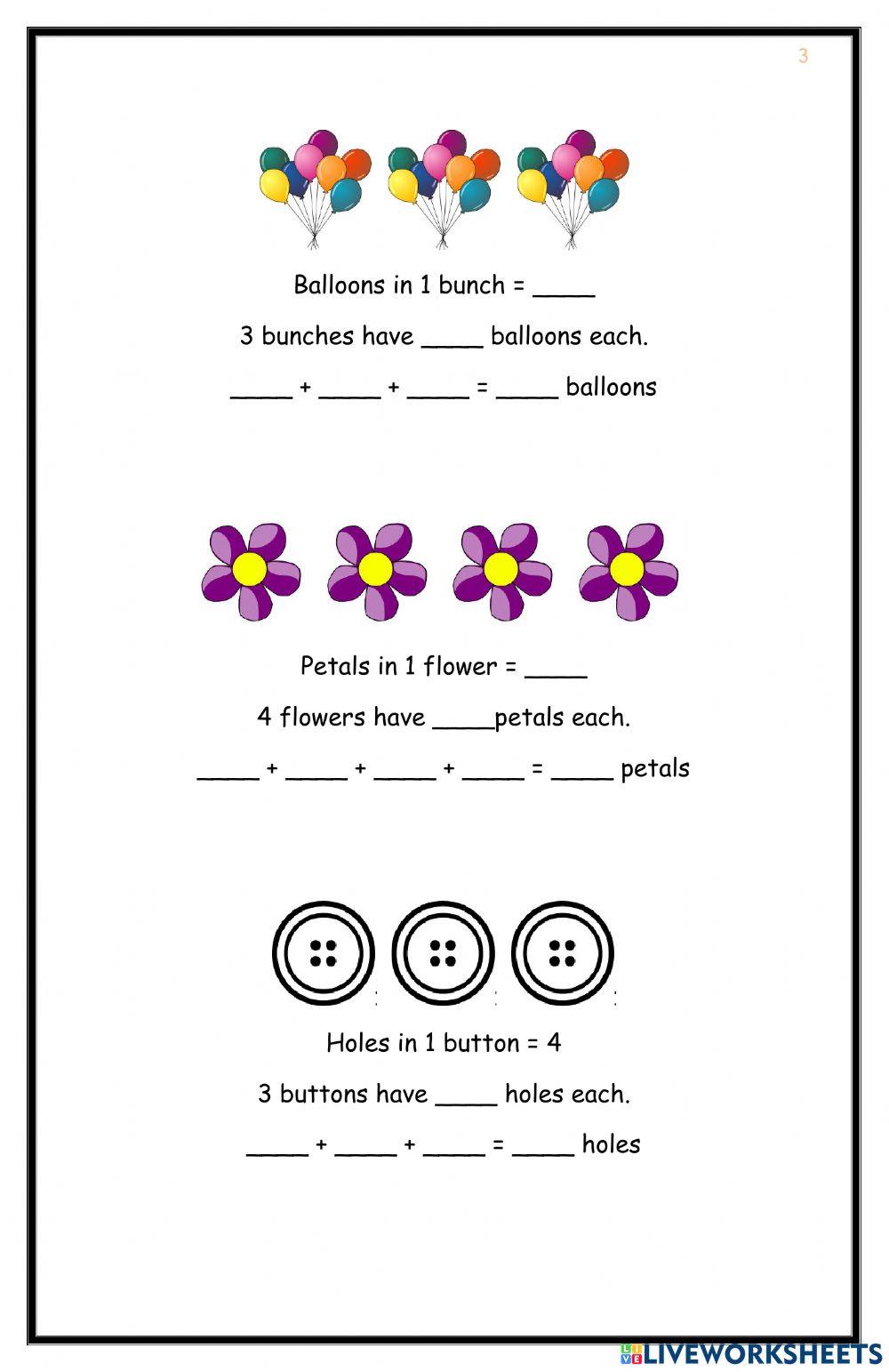 Repeated Addition 3