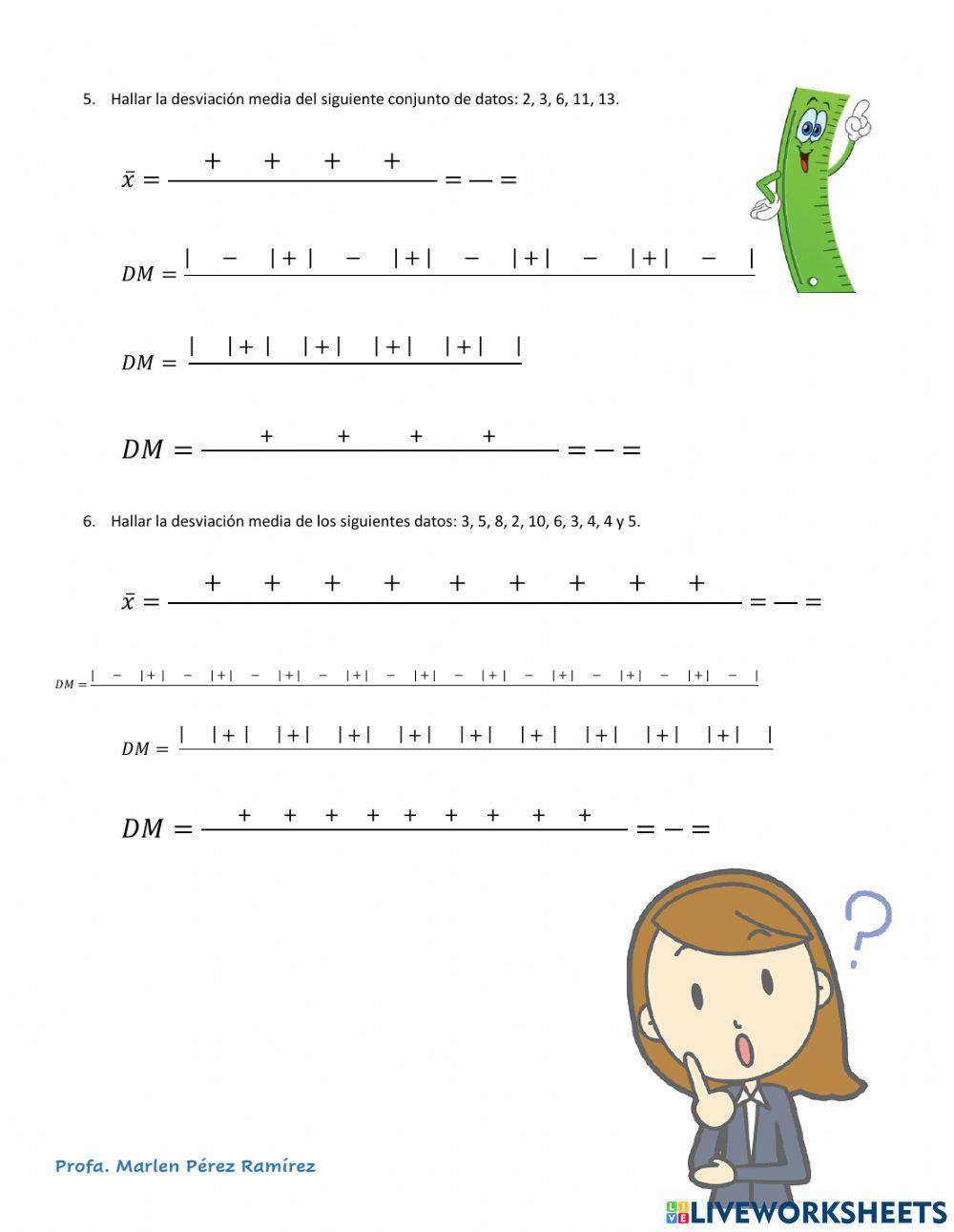 Medidas de dispersión