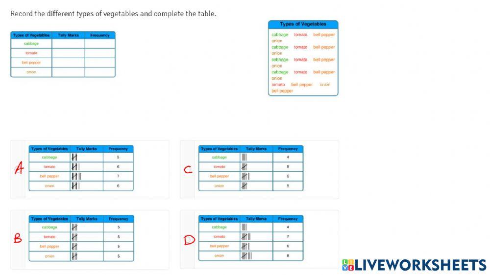 Review Collect and Organize Data