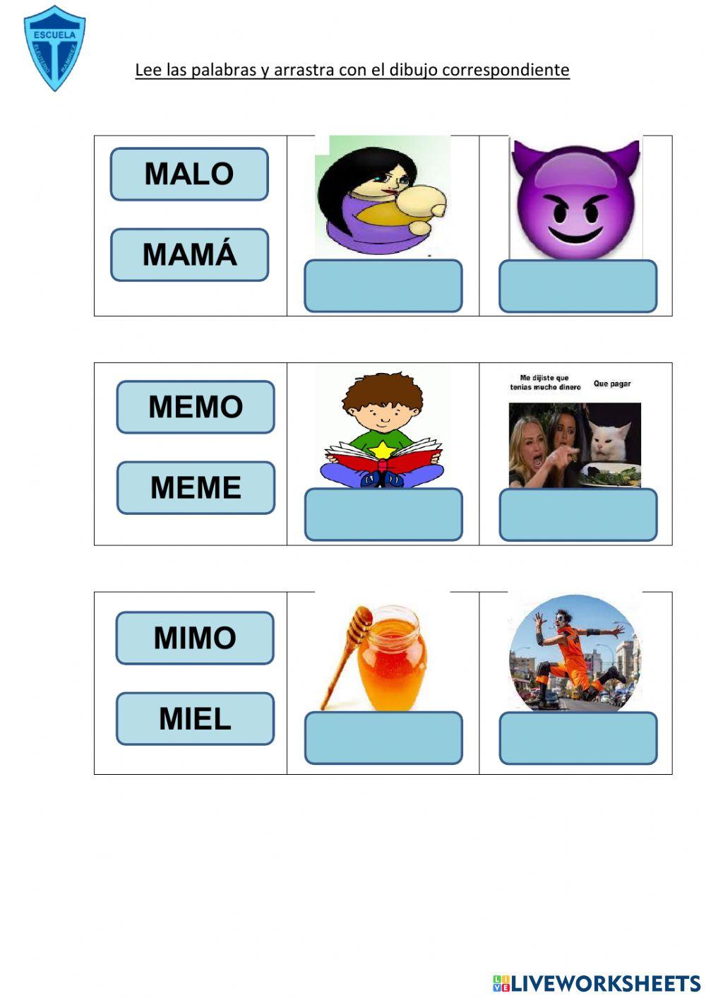 Leer y relacionar con imagen