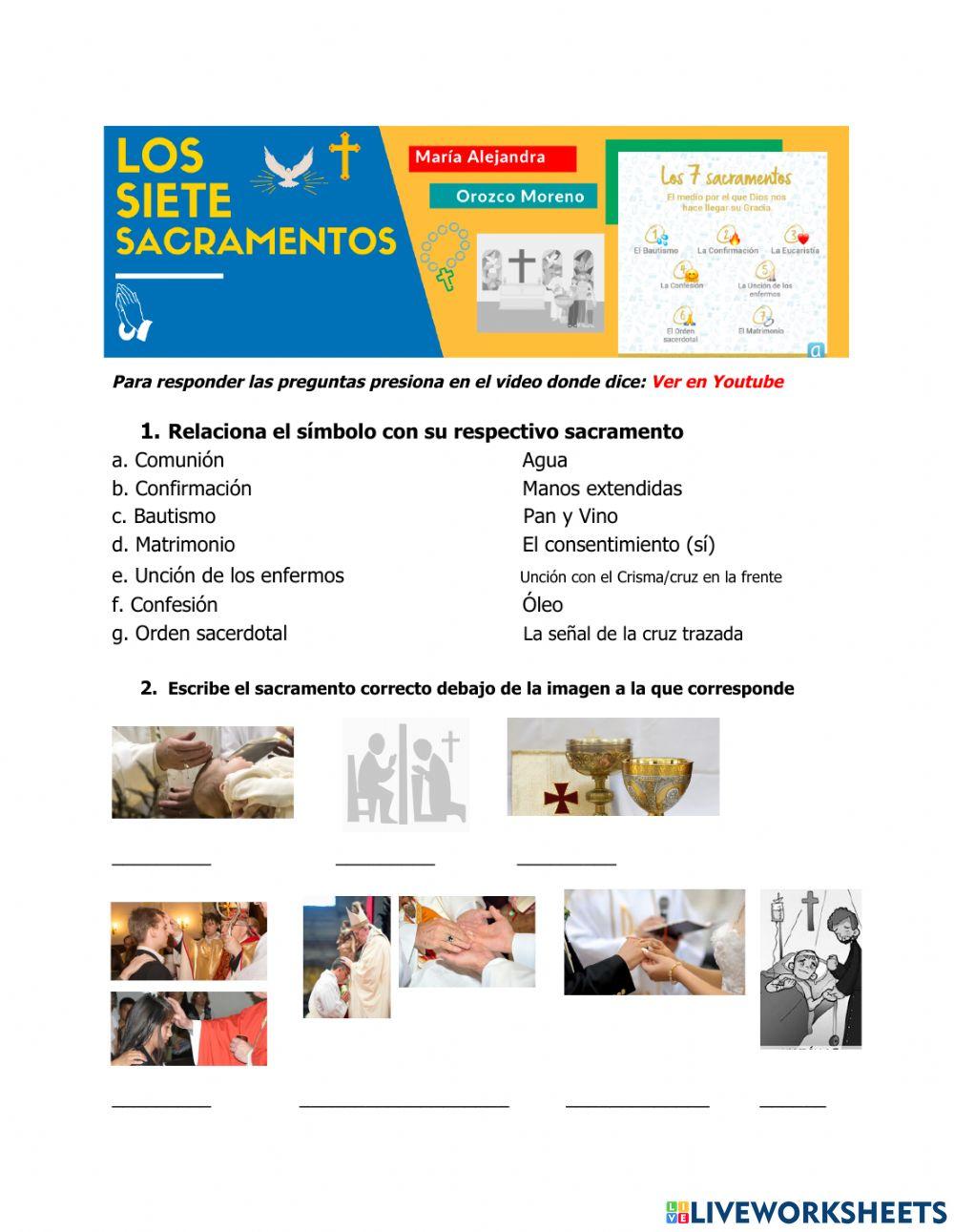 Los Siete Sacramentos