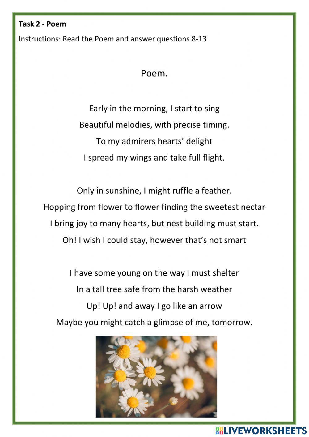 Reading Comprehension