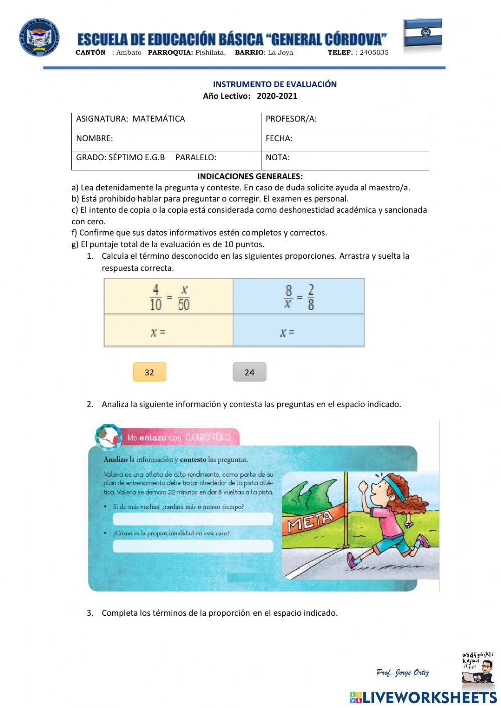 Razones y Proporciones