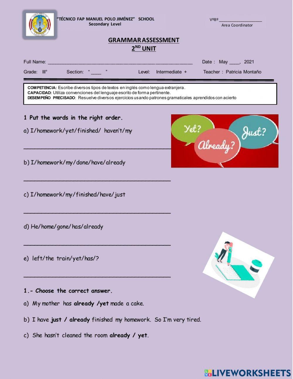 Just yet already for since