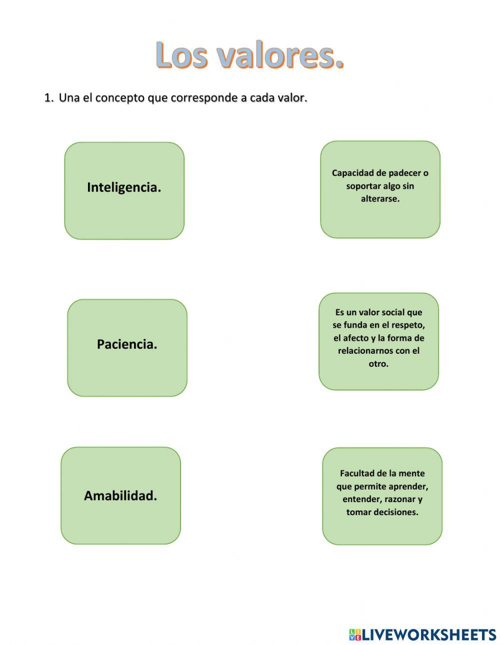 Valores Valores